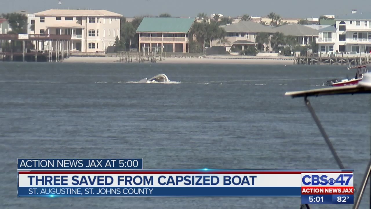 Capsize in St Augustine Inlet