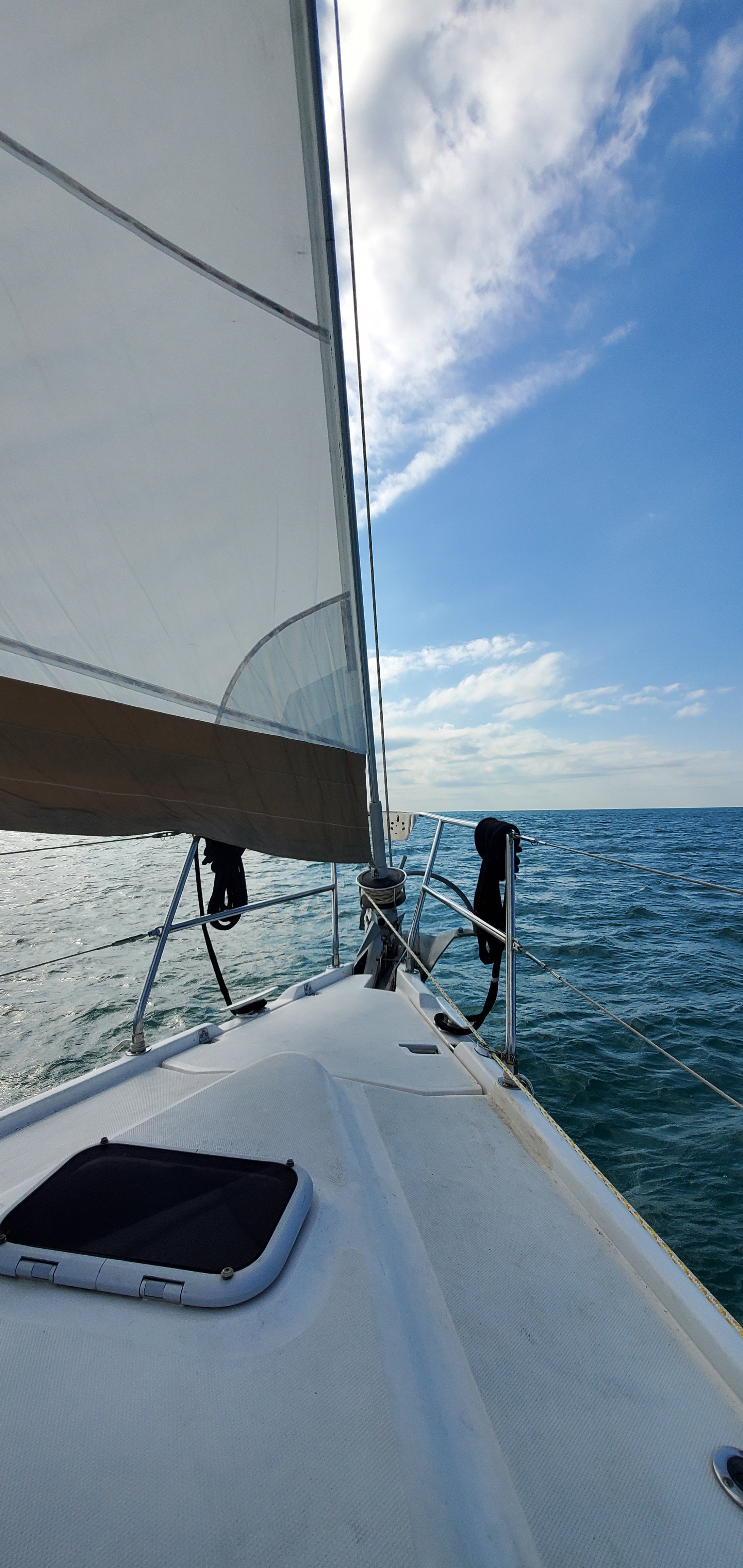 Chasing the horizon, sailing towards new adventures.